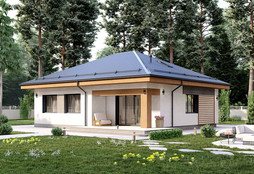 ВС-88 Коттедж с тремя спальнями 12×10 м.